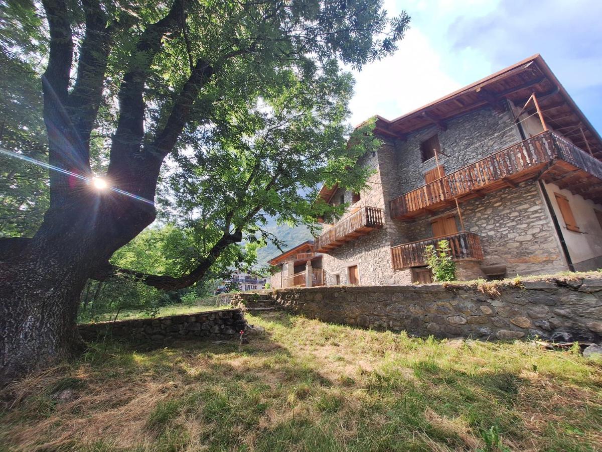 La Casa Del Gigante Frassino Apartamento Acceglio Exterior foto